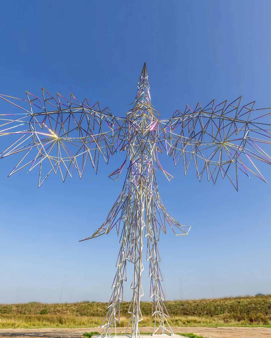 Feniks, kunstwerk van Giny Vos in Poort van het Vechtdal, Zwolle